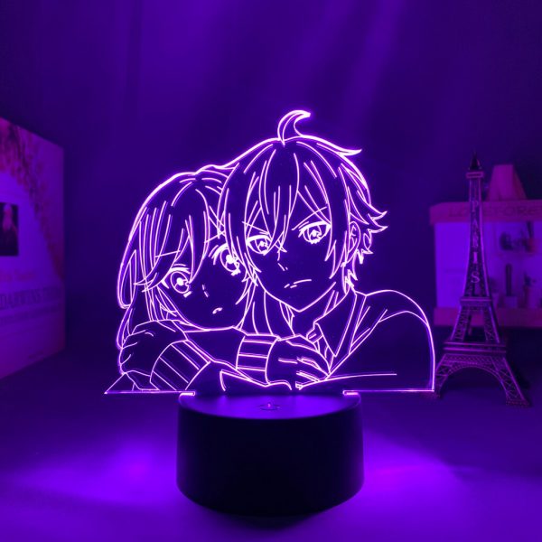 3d Led Light Anime Hori San To Miyamura Kun for Bedroom Decor Night Light Kids Brithday 1 - Horimiya Merch Store