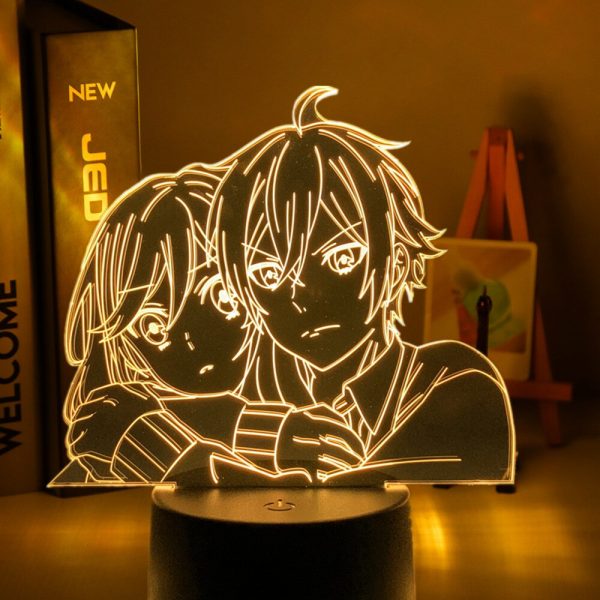 3d Led Light Anime Hori San To Miyamura Kun for Bedroom Decor Night Light Kids Brithday - Horimiya Merch Store