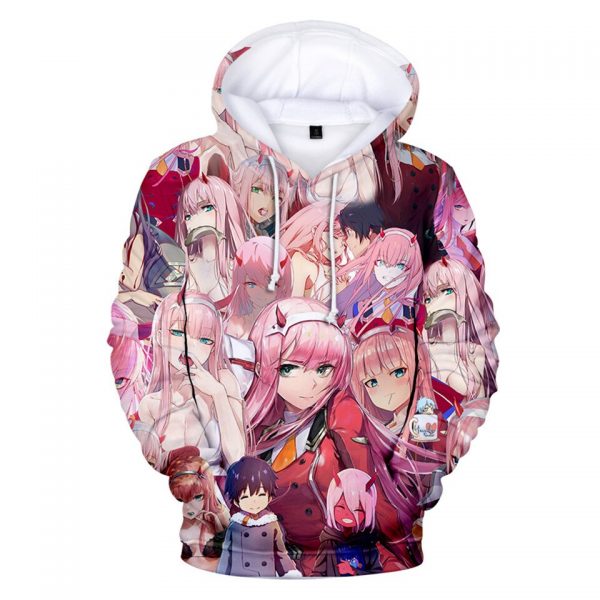 Popular DARLING In The FRANXX Hoodies Hipster Anime Zero Two Hoodie Young Girls 3D Sweatshirt Cute 4 - Horimiya Merch Store